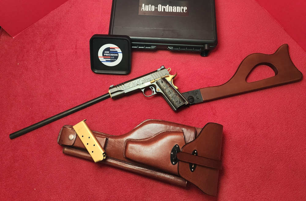 Auto-Ordnance OLD GLORY 1911A1 45ACP TIN GOLD AND BRONZE 7+1-img-0
