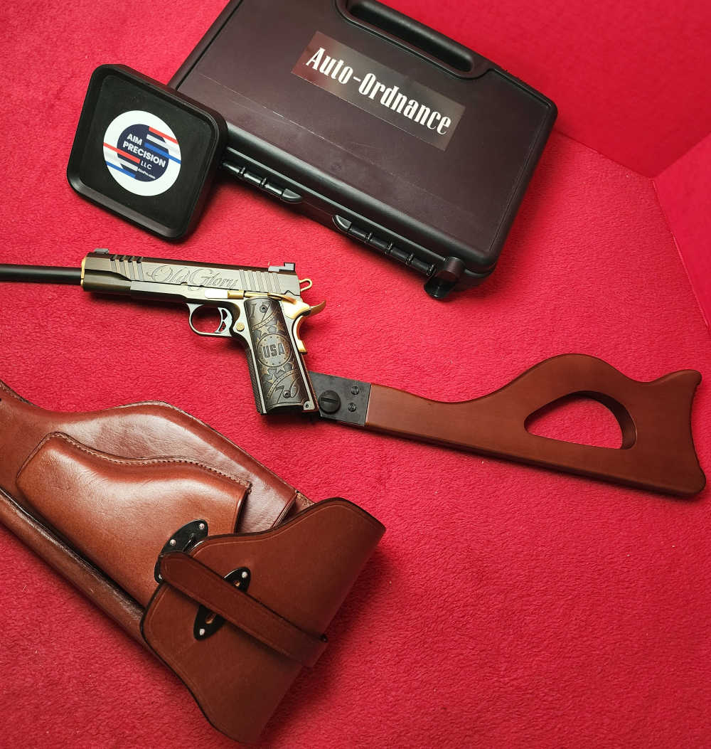 Auto-Ordnance OLD GLORY 1911A1 45ACP TIN GOLD AND BRONZE 7+1-img-1