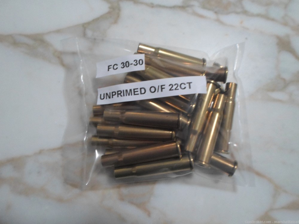 FC 30-30 Once Fired Unprimed Brass 22ct-img-0