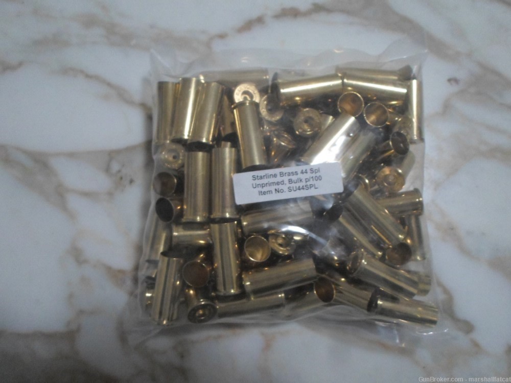 Starline Brass 44 SPL Unprimed SU44SPL Bag of 100-img-0