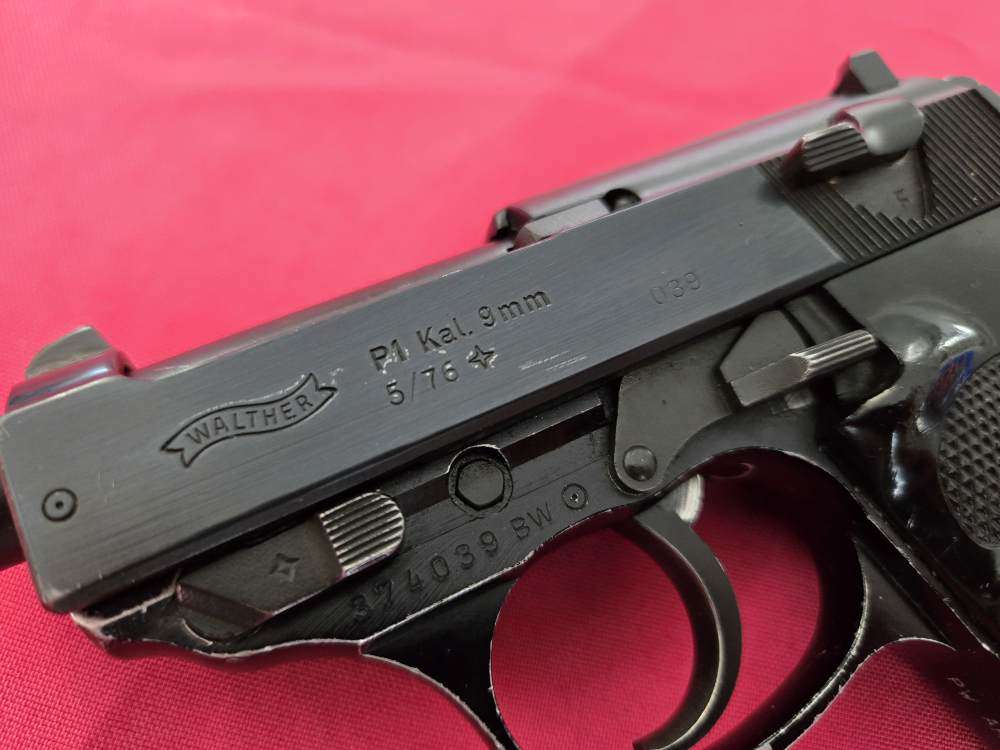Rare Matching Walther P1 k P38k mfg 1976 9mm-img-2