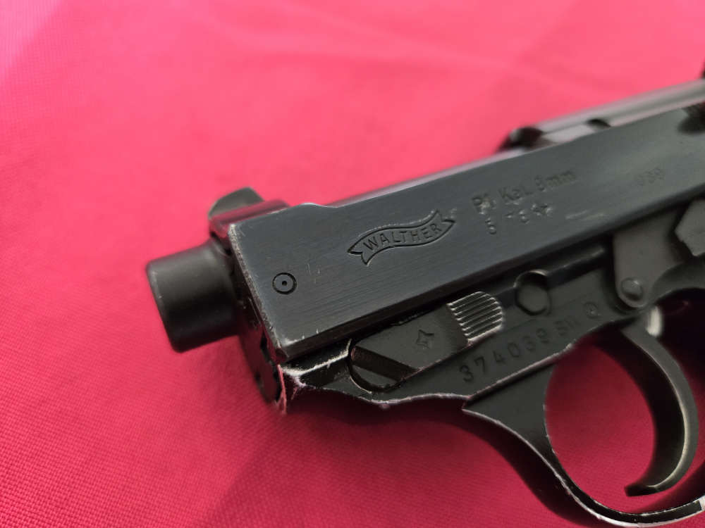 Rare Matching Walther P1 k P38k mfg 1976 9mm-img-1