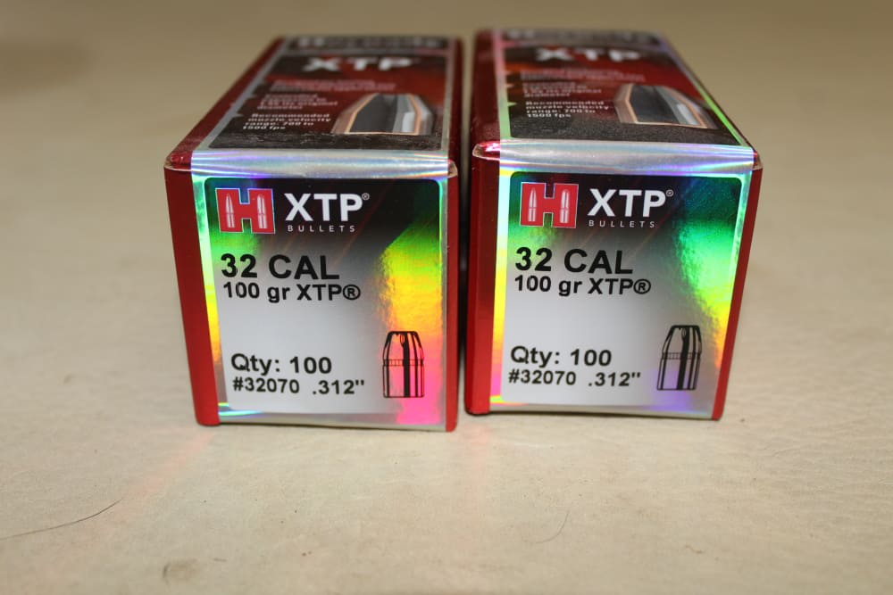 HORNADY 32c(.312)100gr HP/XTP BULLET HollowPt 2 boxes-img-0