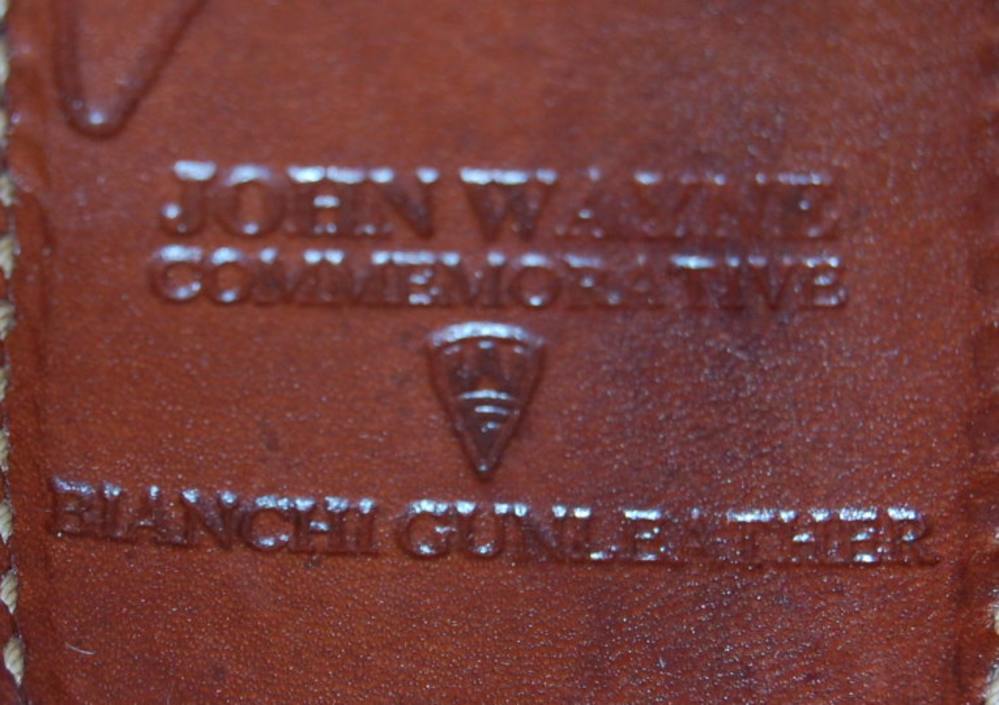 John Wayne Commemorative Holster & Gun Belt by Bianchi w/ Original Box-img-5
