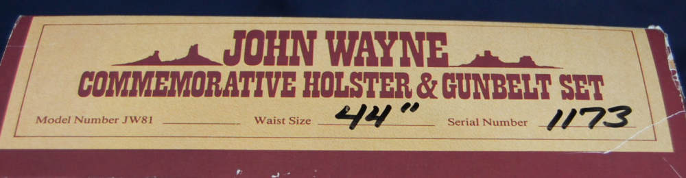 John Wayne Commemorative Holster & Gun Belt by Bianchi w/ Original Box-img-2