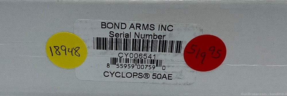 Bond Arms Cyclops Thumper - BACY - 50AE - Single Shot - 4.25” - 18948-img-9