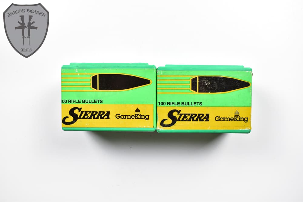Vintage Sierra .30 Cal 200gr Spitzer Boat Tail Bullets- 2x100ct Boxes-img-0
