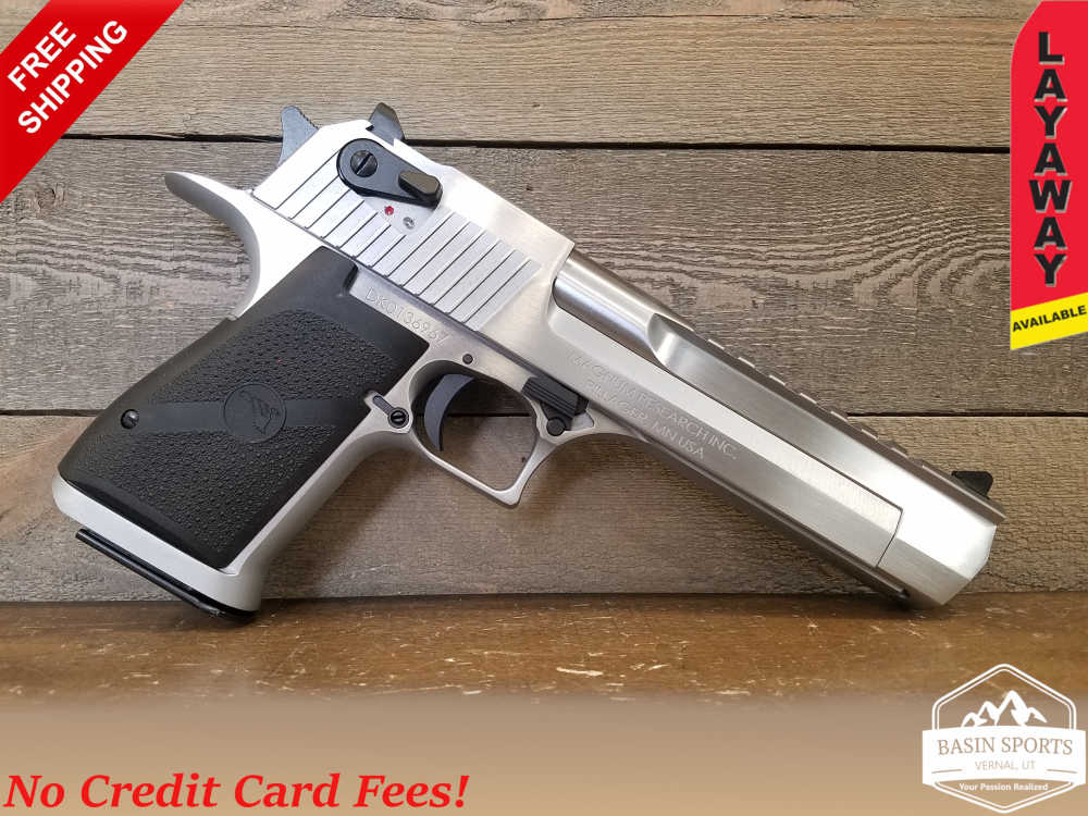 Magnum Research Desert Eagle Mk XIX .44 Mag Stainless DE44BC-img-0