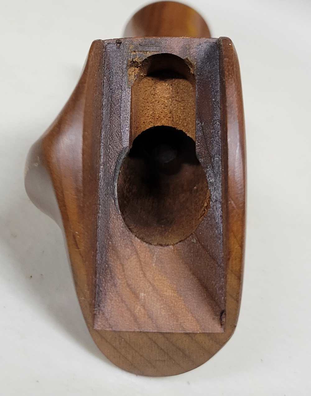 Thompson Center Contender factory wood pistol grip right hand used-img-9
