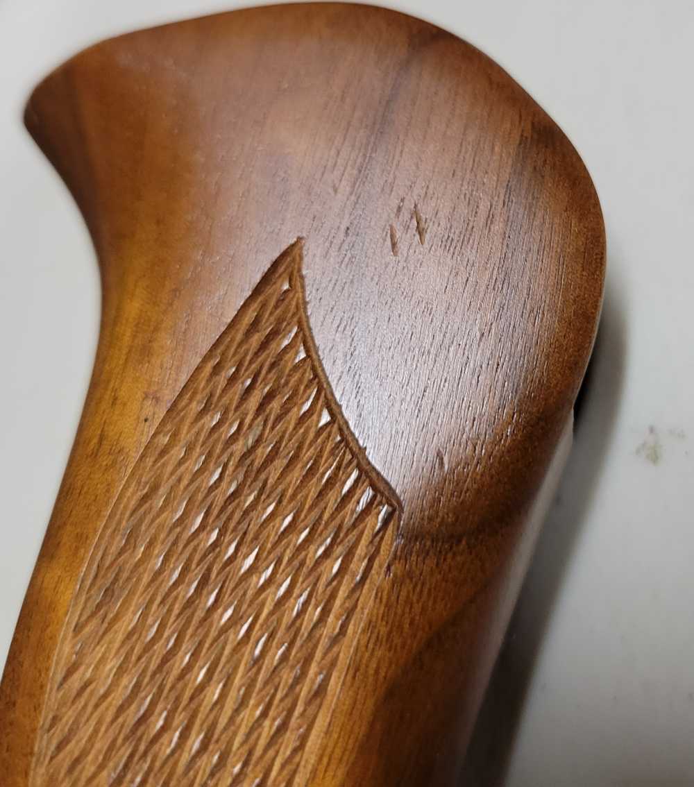 Thompson Center Contender factory wood pistol grip right hand used-img-4
