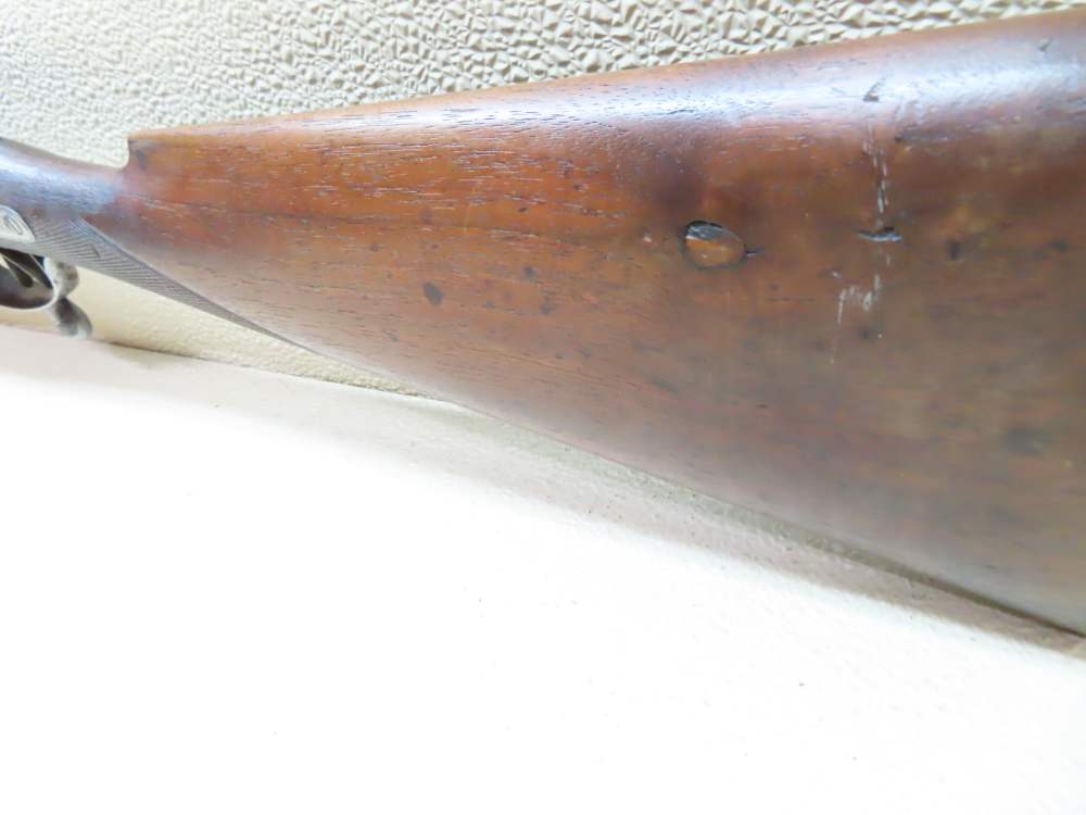 Antique Playfair Double-Barrel SXS Hammer Under Lever Shotgun Damascus -img-29