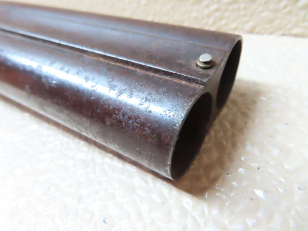 Antique Playfair Double-Barrel SXS Hammer Under Lever Shotgun Damascus -img-21