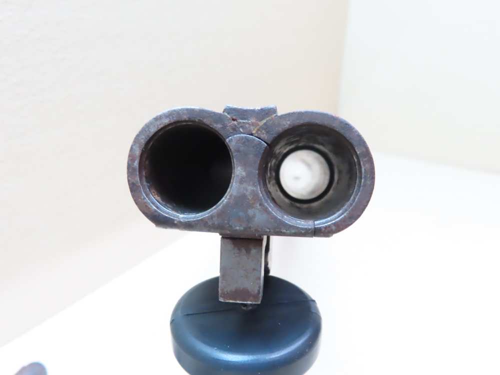 Antique Playfair Double-Barrel SXS Hammer Under Lever Shotgun Damascus -img-60