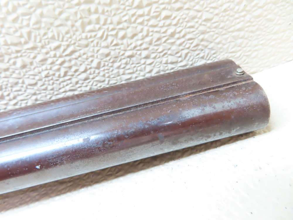 Antique Playfair Double-Barrel SXS Hammer Under Lever Shotgun Damascus -img-17
