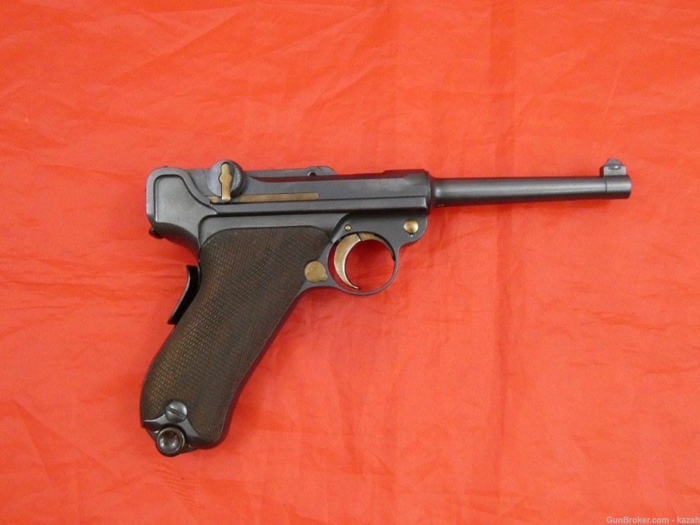 "E" Prefix 1900 Swiss Military Contract Luger DWM super rare-img-1