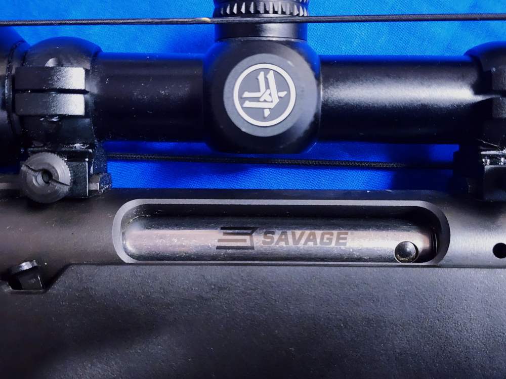 SAVAGE AXIS II .22-250 22" THREADED W/ SONORA 4-12X44 SCOPE, EXC COND-img-14