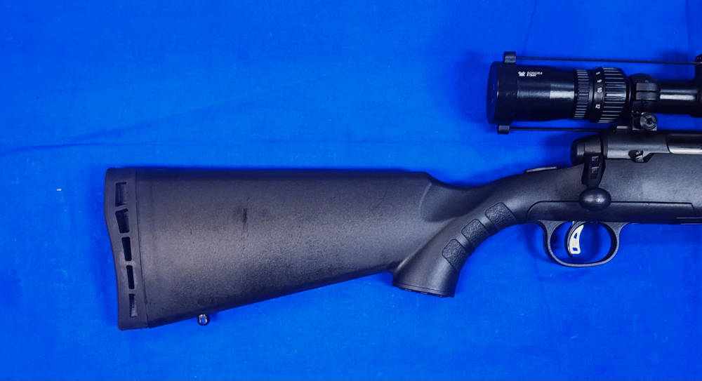 SAVAGE AXIS II .22-250 22" THREADED W/ SONORA 4-12X44 SCOPE, EXC COND-img-2