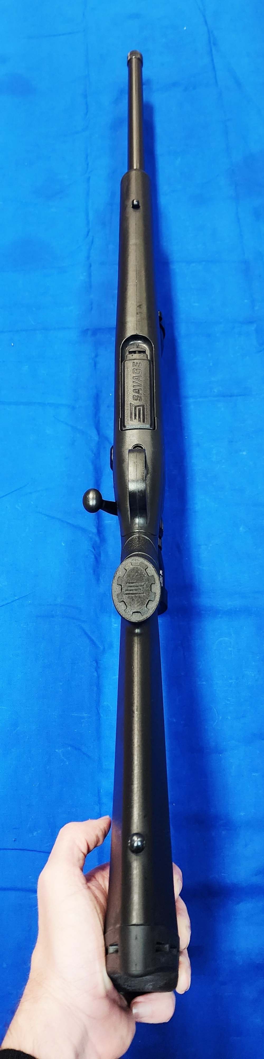 SAVAGE AXIS II .22-250 22" THREADED W/ SONORA 4-12X44 SCOPE, EXC COND-img-9