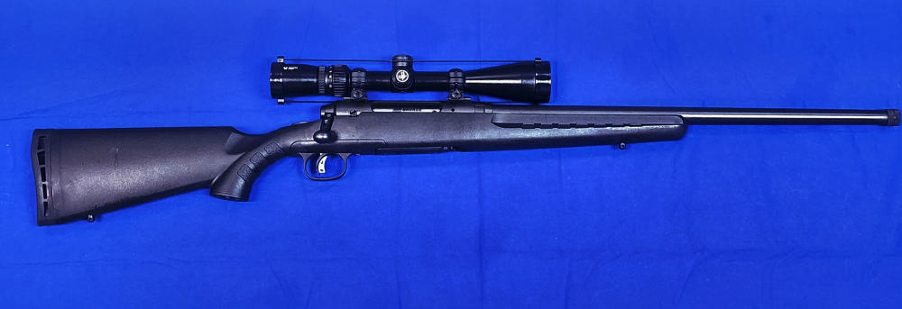 SAVAGE AXIS II .22-250 22" THREADED W/ SONORA 4-12X44 SCOPE, EXC COND-img-0
