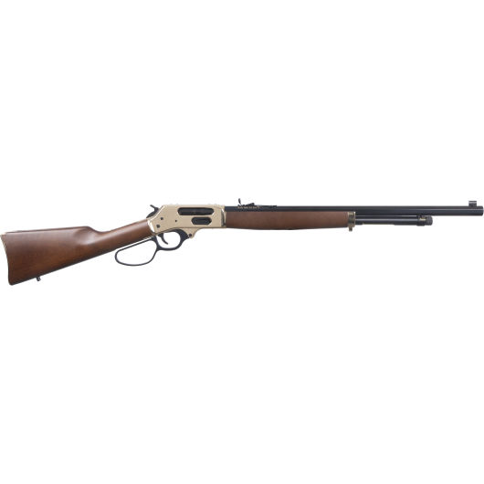 H010BG Henry Repeating Arms Lever Action W/Side Gate 45-70 Govt 22.0" Brass-img-0