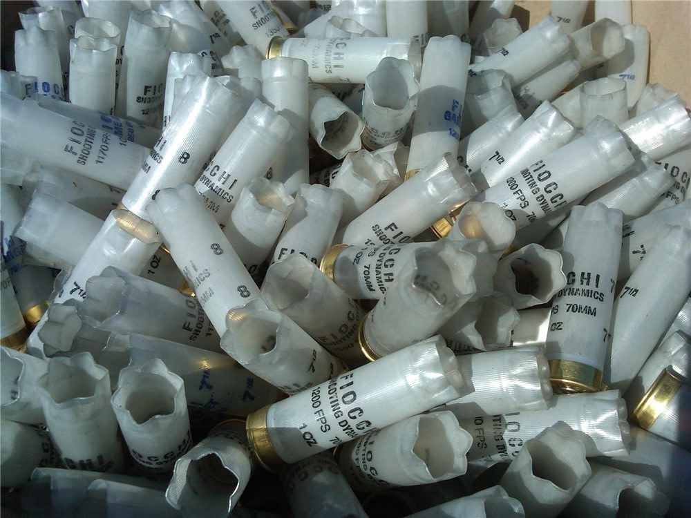 1000 Fiocchi Clear 12 Gauge 2 3/4 Inch Hulls-img-0
