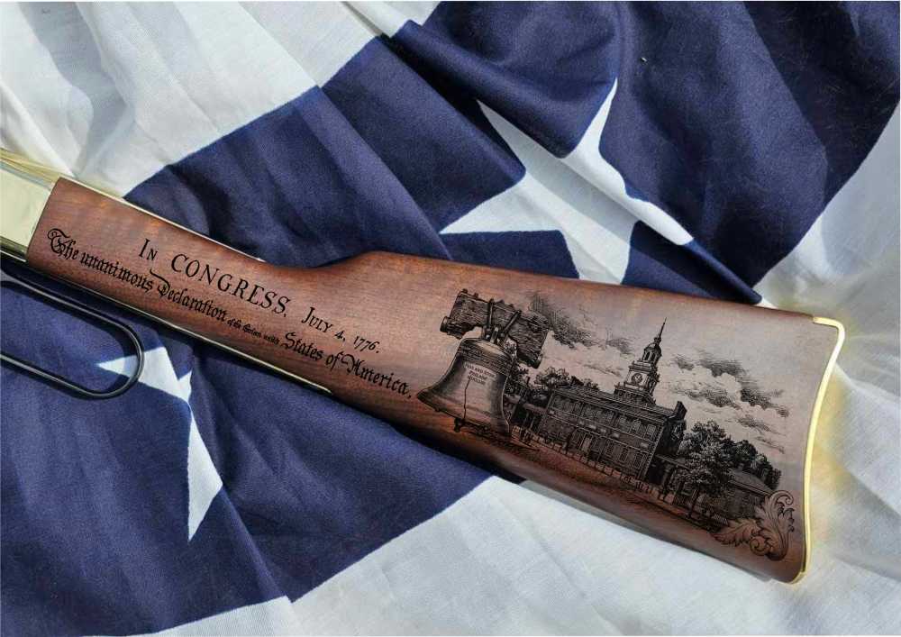 Second Edition Engraved USA 250th Henry Golden Boy .22  *Limited Production-img-0