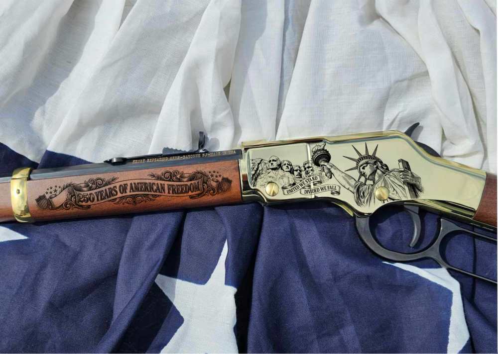 Second Edition Engraved USA 250th Henry Golden Boy .22  *Limited Production-img-1