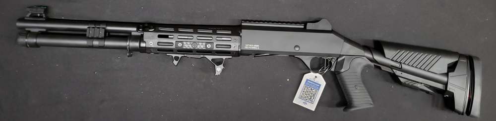 Orthos S4 Raider black 12ga 18.5in barrel fixed stock CA LEGAL -img-0