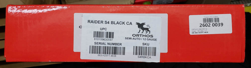 Orthos S4 Raider black 12ga 18.5in barrel fixed stock CA LEGAL -img-28
