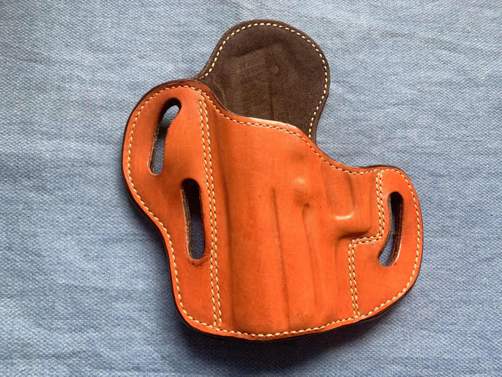 Left Hand Ross Holster, OWB for HK USP Compact, Brown, Used Excellent-img-0
