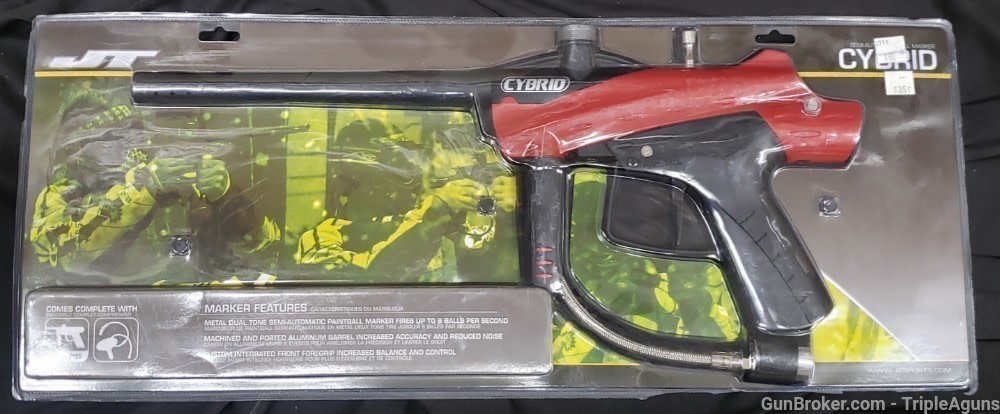 JT Cybrid paintball marker new old stock red-img-0