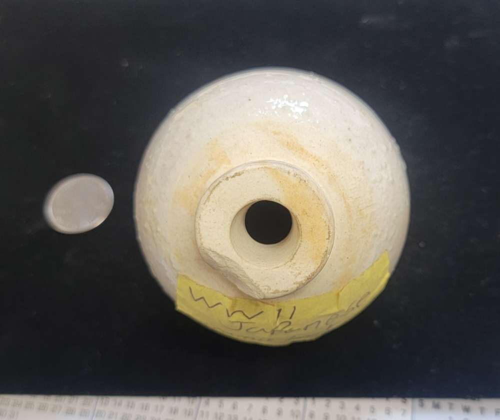WW11 Japanese Late War Ceramic Grenade-img-2