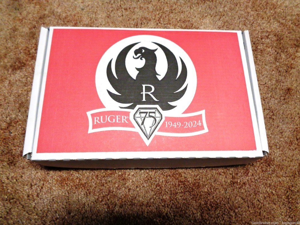 Ruger LCP MAX 75th Anniversary 380 ACP 2.8" Bbl SS Black Stippled Grip NIB-img-10