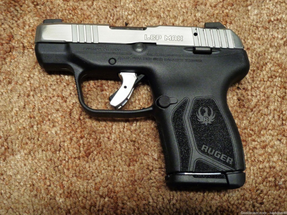 Ruger LCP MAX 75th Anniversary 380 ACP 2.8" Bbl SS Black Stippled Grip NIB-img-3