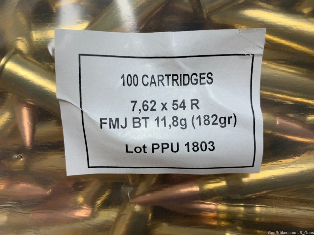 Prvi Partizan PPU 7.62x54R FMJ BT 182GR 1000 rounds-img-4