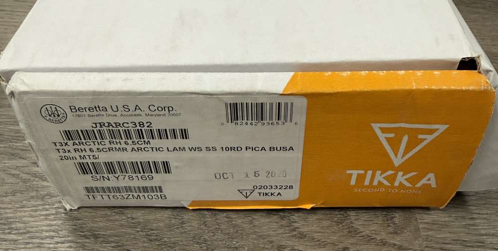 UNFIRED Tikka T3x Arctic 6.5 Creedmoor & Ammo-img-14