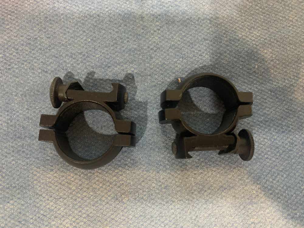 Redfield 1" Split Rings (medium), Matte finish. JR/SR Scope Mount Rings-img-2