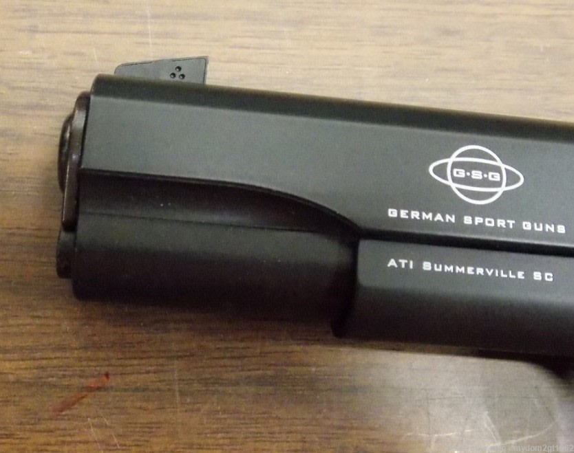 NEW ATI/GSG German Sports Night Sights 1911 .22LR 5" Black with Bonus ...-img-9