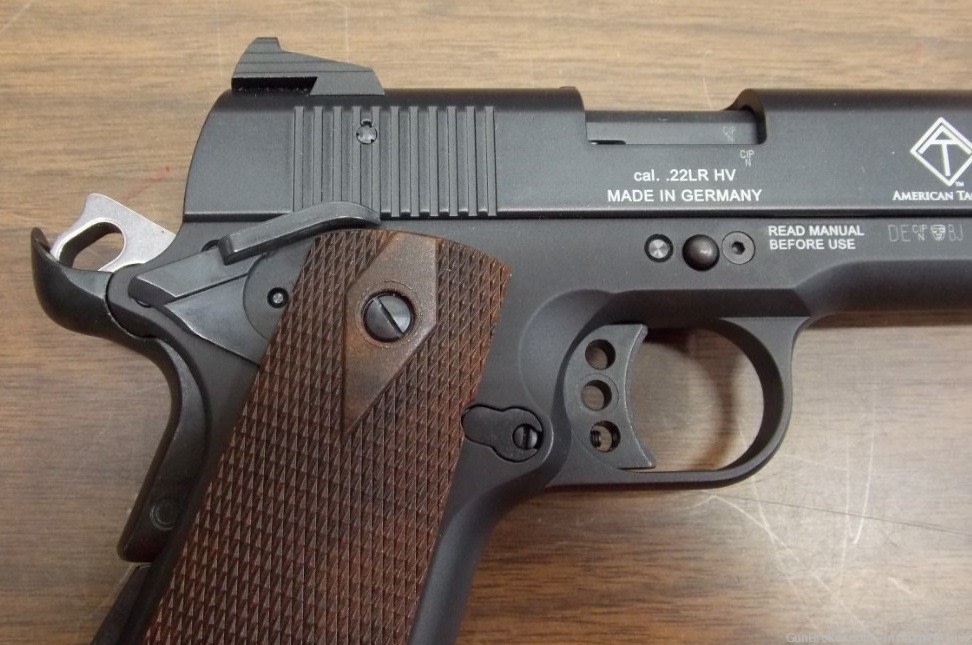 NEW ATI/GSG German Sports Night Sights 1911 .22LR 5" Black with Bonus ...-img-3