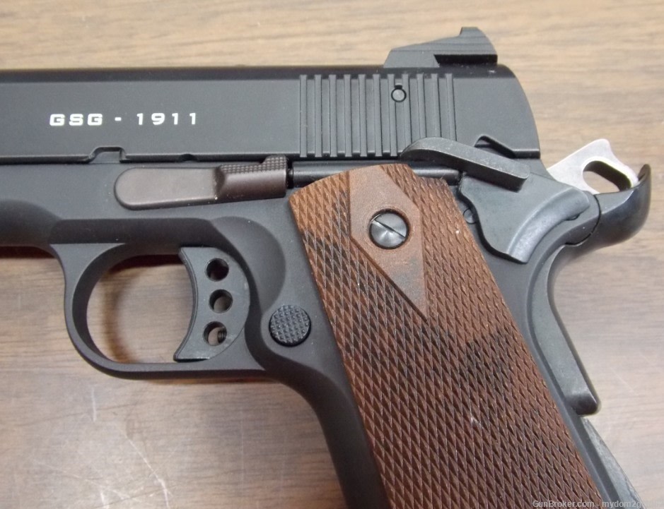 NEW ATI/GSG German Sports Night Sights 1911 .22LR 5" Black with Bonus ...-img-11