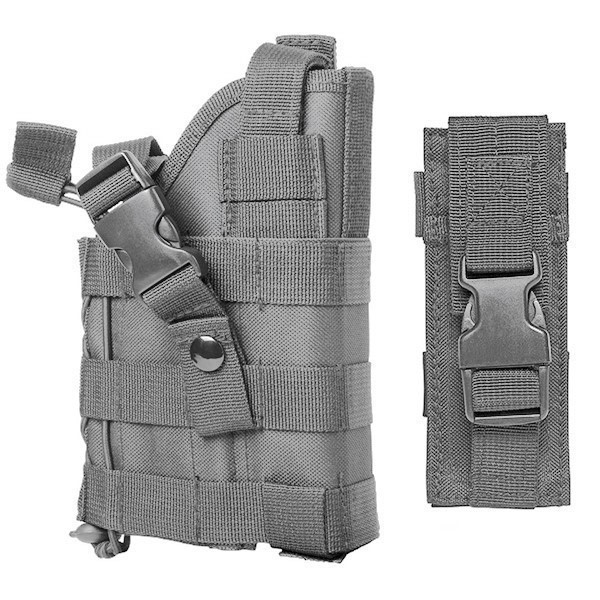 Tactical MOLLE Belt Holster + Mag Pouch fits Hk USP Hk45 P2000 P30L Pistol-img-1