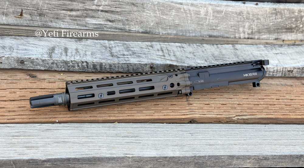 Daniel Defense DD4 MK18 RIII 5.56mm 10.3" Upper W/ Surefire 4 Prong MLOK SF-img-0
