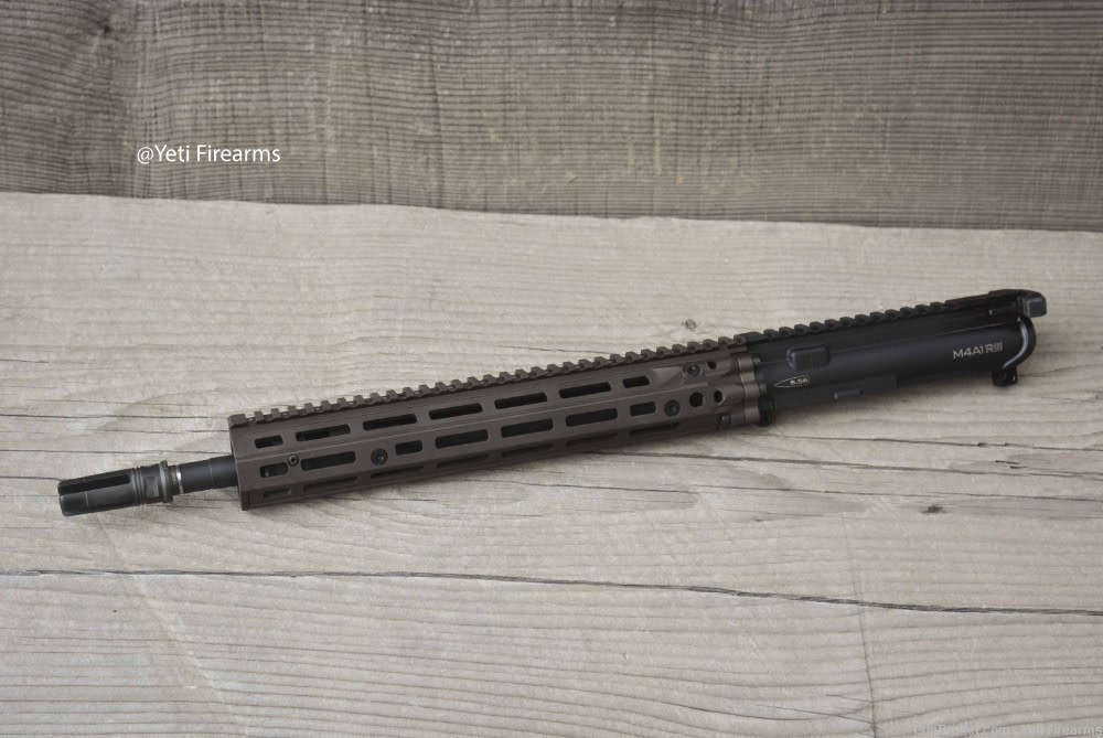 Daniel Defense M4A1 DD4 RIII AR-15 Upper FDE 5.56mm 14.5" Surefire 4 Prong -img-0
