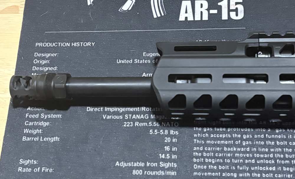 PWS UXR – Black – New – .223 Wylde (5.56/.223)-img-2