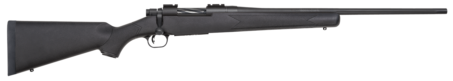 Mossberg 27843 Patriot Full Size 22-250 Rem 5+1 22" Matte Blued Fluted Barr-img-0