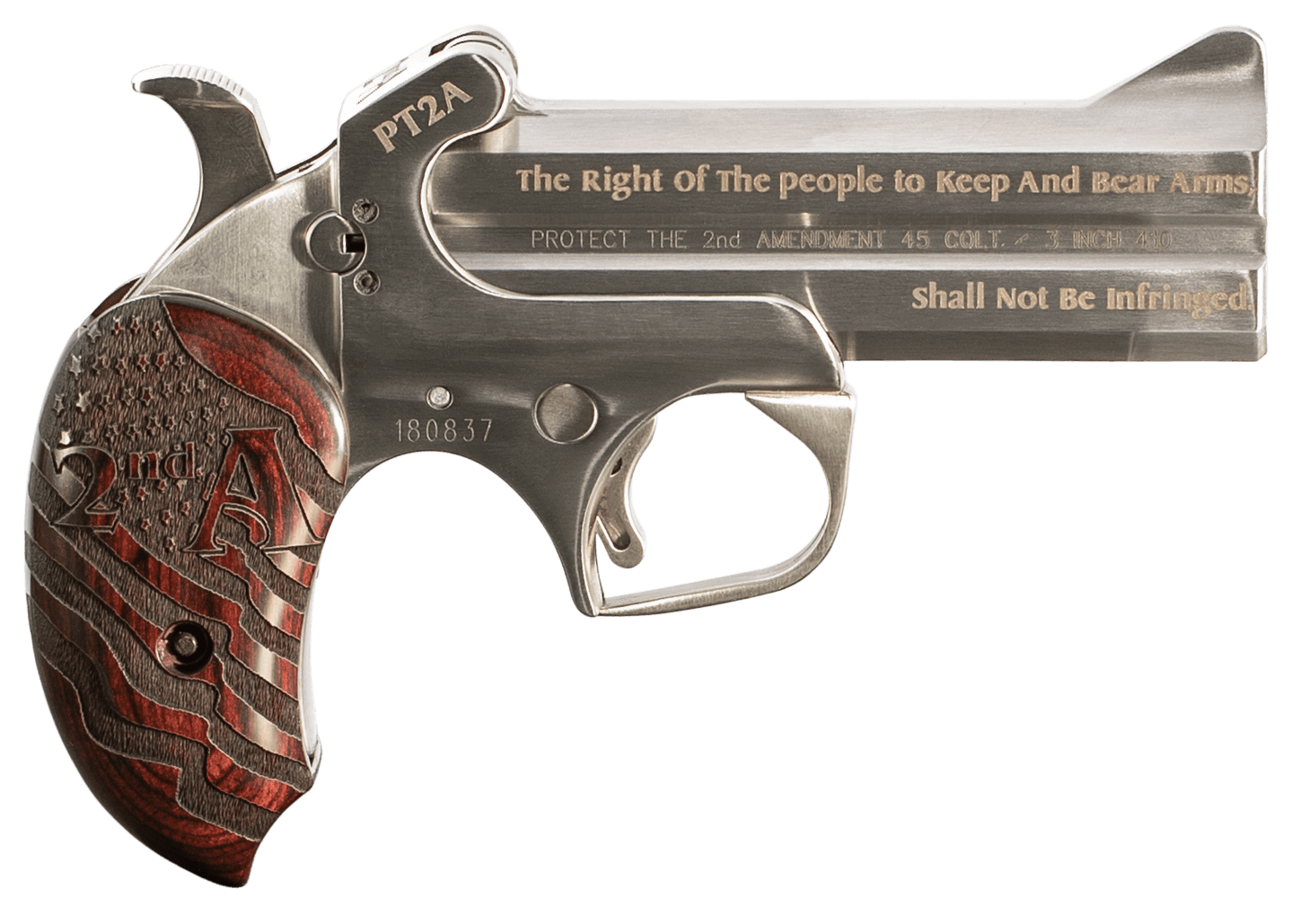 Bond Arms PT2A Protect the 2nd Amendment Original 45 Colt/410 Gauge 2rd Sho-img-0