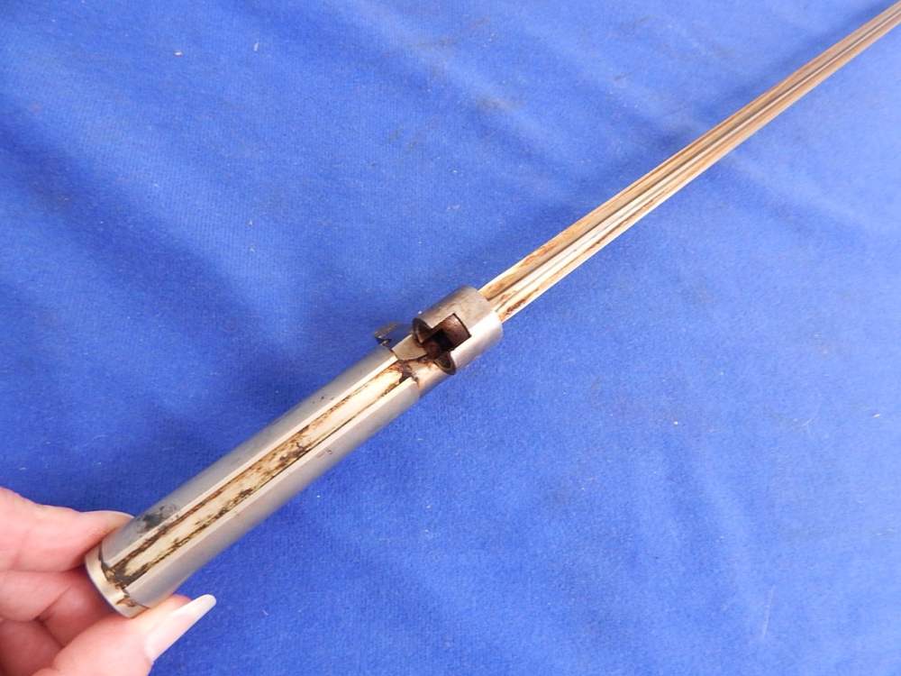 WW1 WWI Remington Berthier Rifle Bayonet with Scabbard-img-3