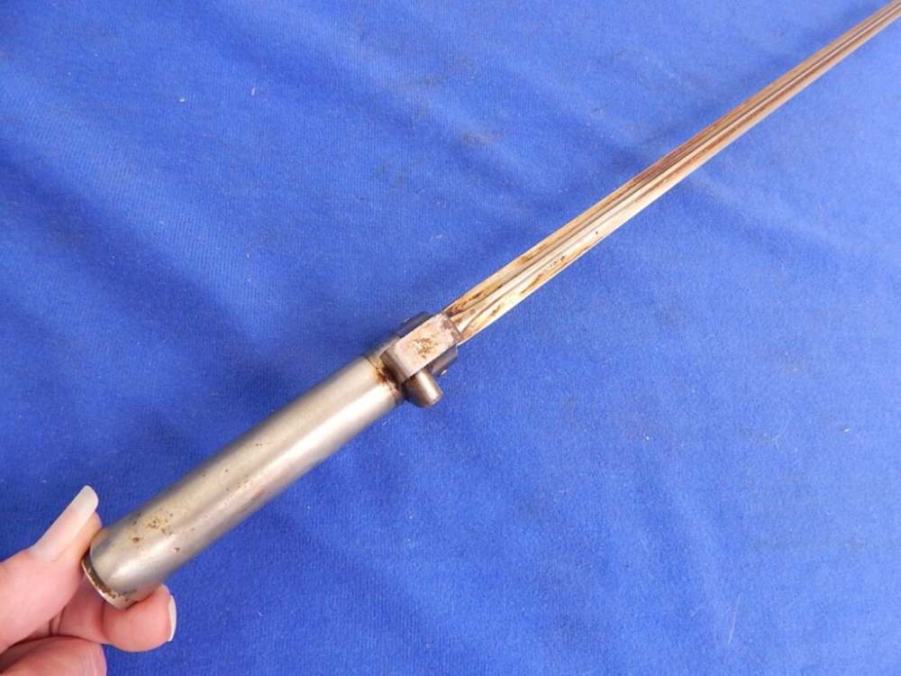 WW1 WWI Remington Berthier Rifle Bayonet with Scabbard-img-4