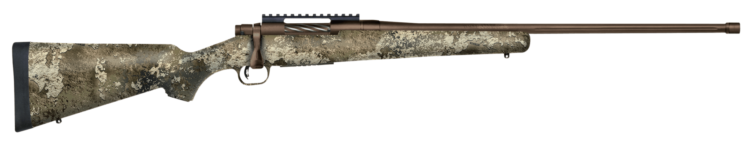 Mossberg 28091 Patriot Predator 6.5 PRC 4+1 24" Brown Cerakote 4.49" Fluted-img-0