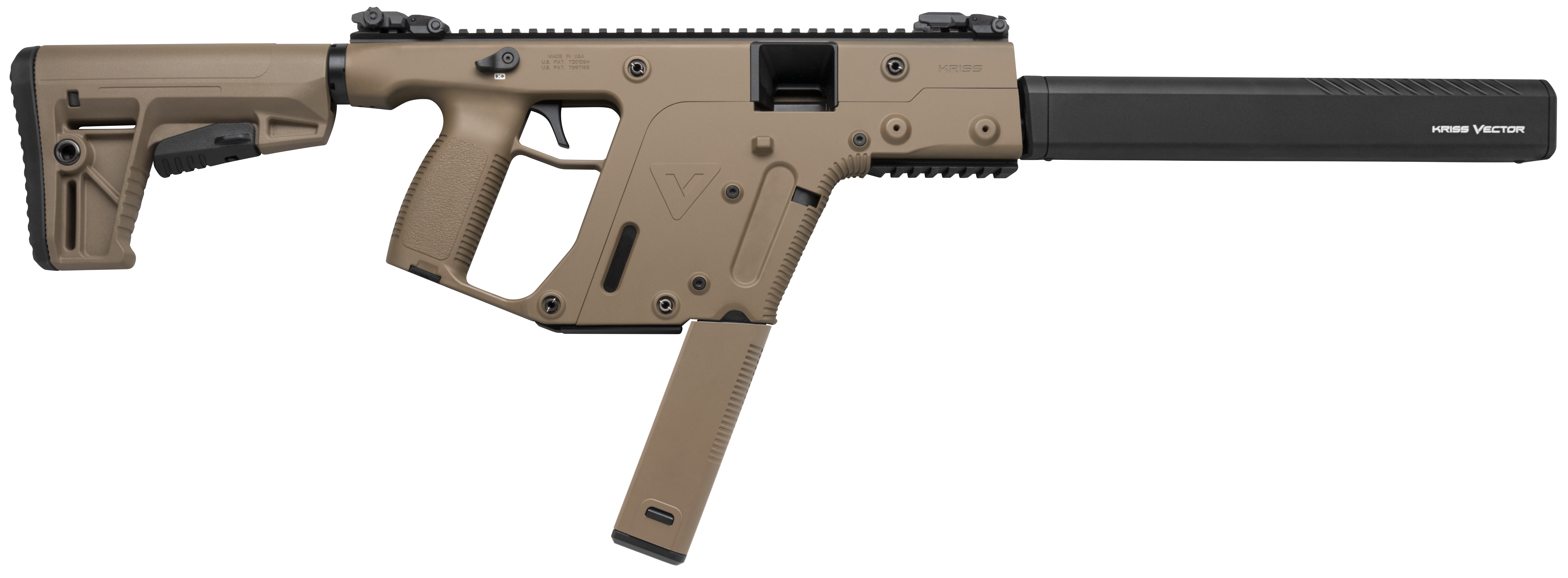 Kriss USA KV45CFD20 Vector CRB G2 45 ACP 30+1 16" Black Nitride Threaded Ba-img-0